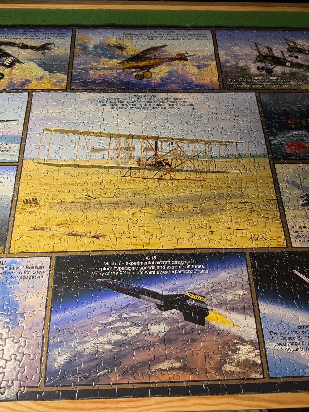 Vintage Aircraft 1000 piece Jigsaw Puzzle - Multicolor